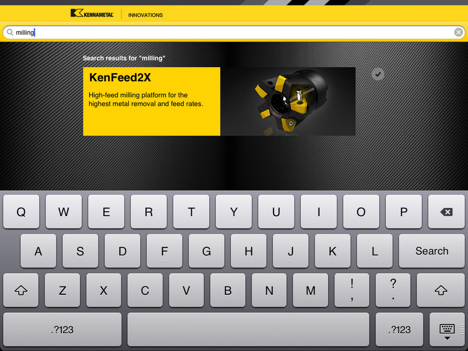»Kennametal Innovations» - prezentacja nowej aplikacji dla iPad<sup>®</sup>